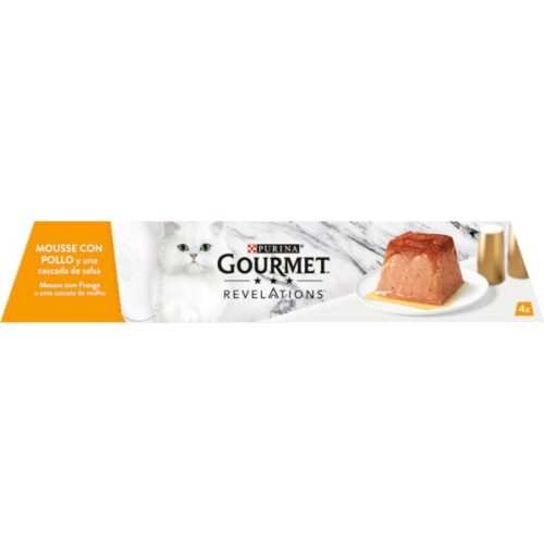 ALIM GATO HUM GOURMET REVELATIONS FRANGO C/MOLHO 4X57G