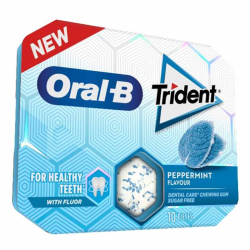 PAST TRIDENT ORAL-B PEPPERMINT 17G