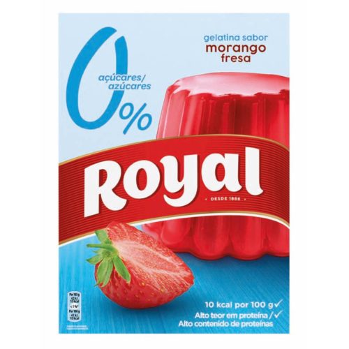 GELATINA MORANGO 0%AÇUCARES ROYAL 31GR