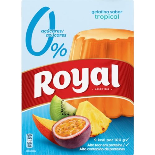 GELATINA TROPICAL 0%AÇUCARES ROYAL 31GR
