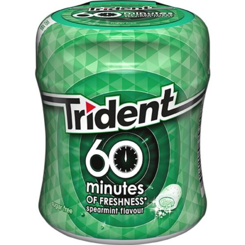PAST TRIDENT 60M SPEARMINT BOTTLE 82,6G