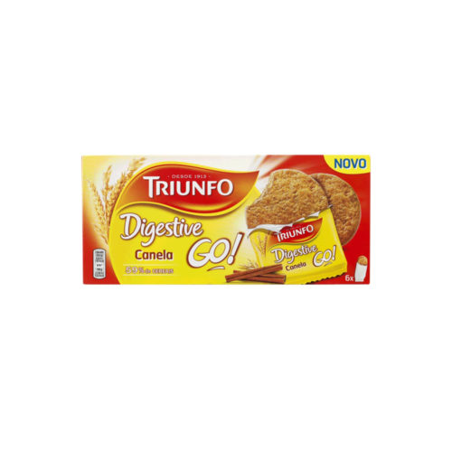 BOLACHA DIGESTIVE GO CANELA TRIUNFO 171GR