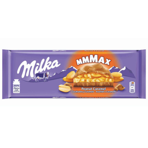 TABLETE CHOCOLATE MILKA AMENDOIM&CARAMELO 276GR