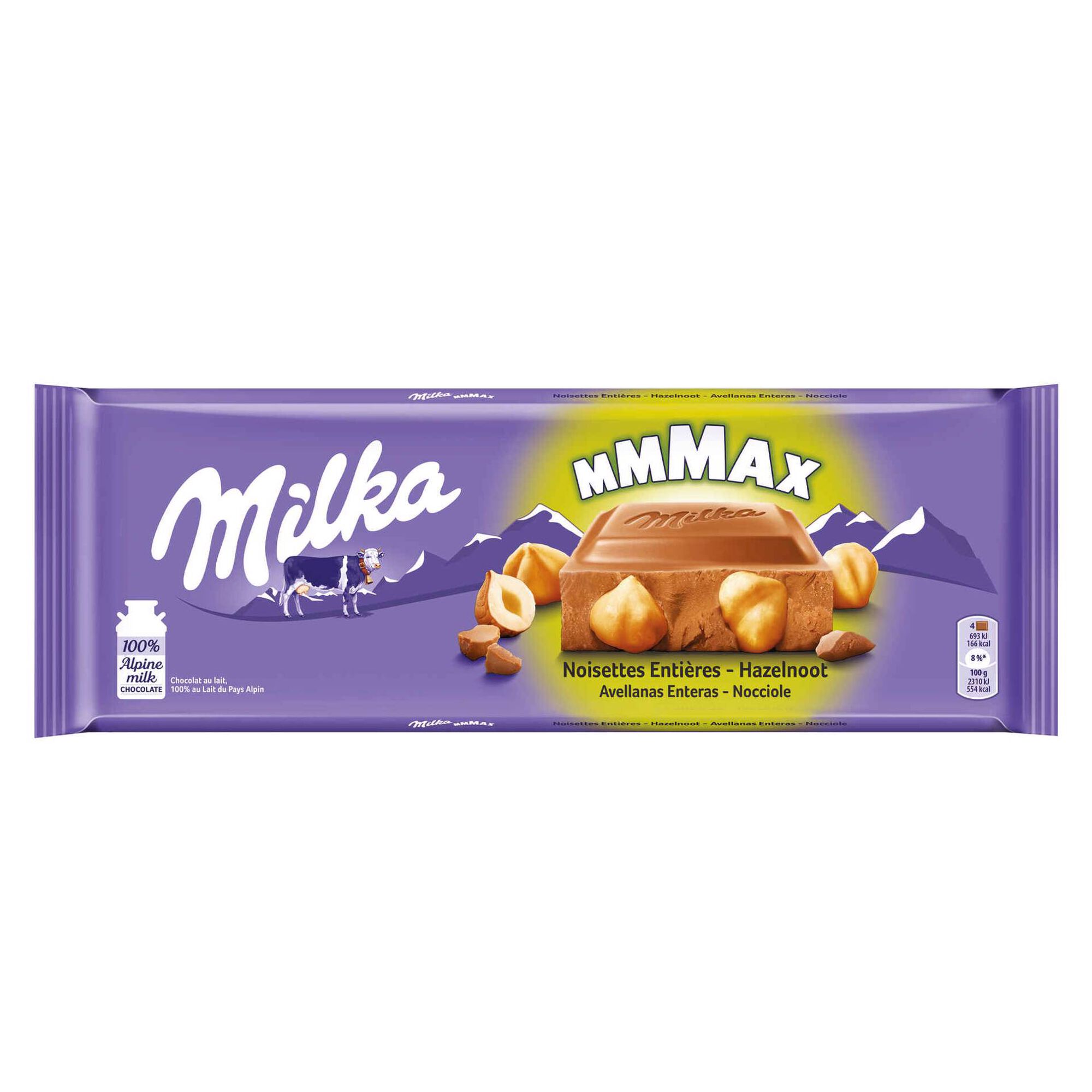 TABLETE CHOCOLATE MILKA AVELÃ 250GR