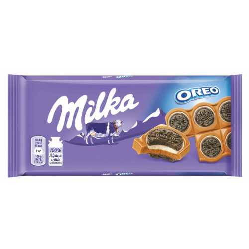 TABLETE CHOCOLATE MILKA OREO SANDWICH 92GR