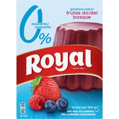GELATINA FRUTOS BOSQUE 0%AÇUCARES ROYAL 31GR