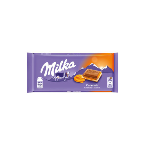 TABLETE CHOCOLATE MILKA CARAMELO 100GR