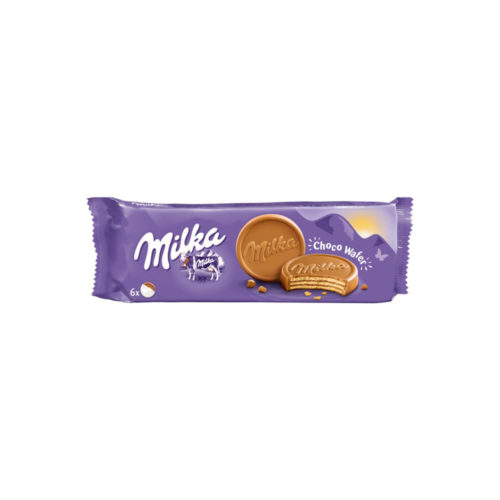 BOLACHA WAFER CHOCOLATE MILKA 150GR