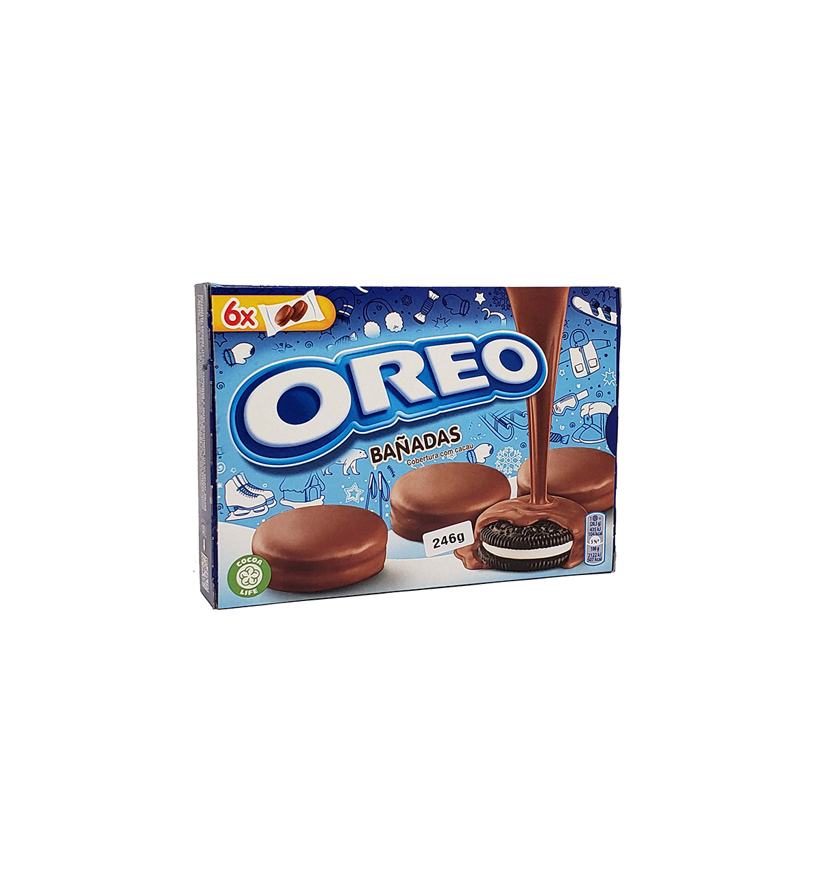 BOL OREO COBERTA CHOCOLATE LEITE 246GR
