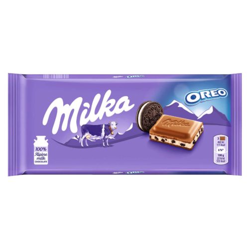 TABLETE CHOCOLATE MILKA OREO 100GR