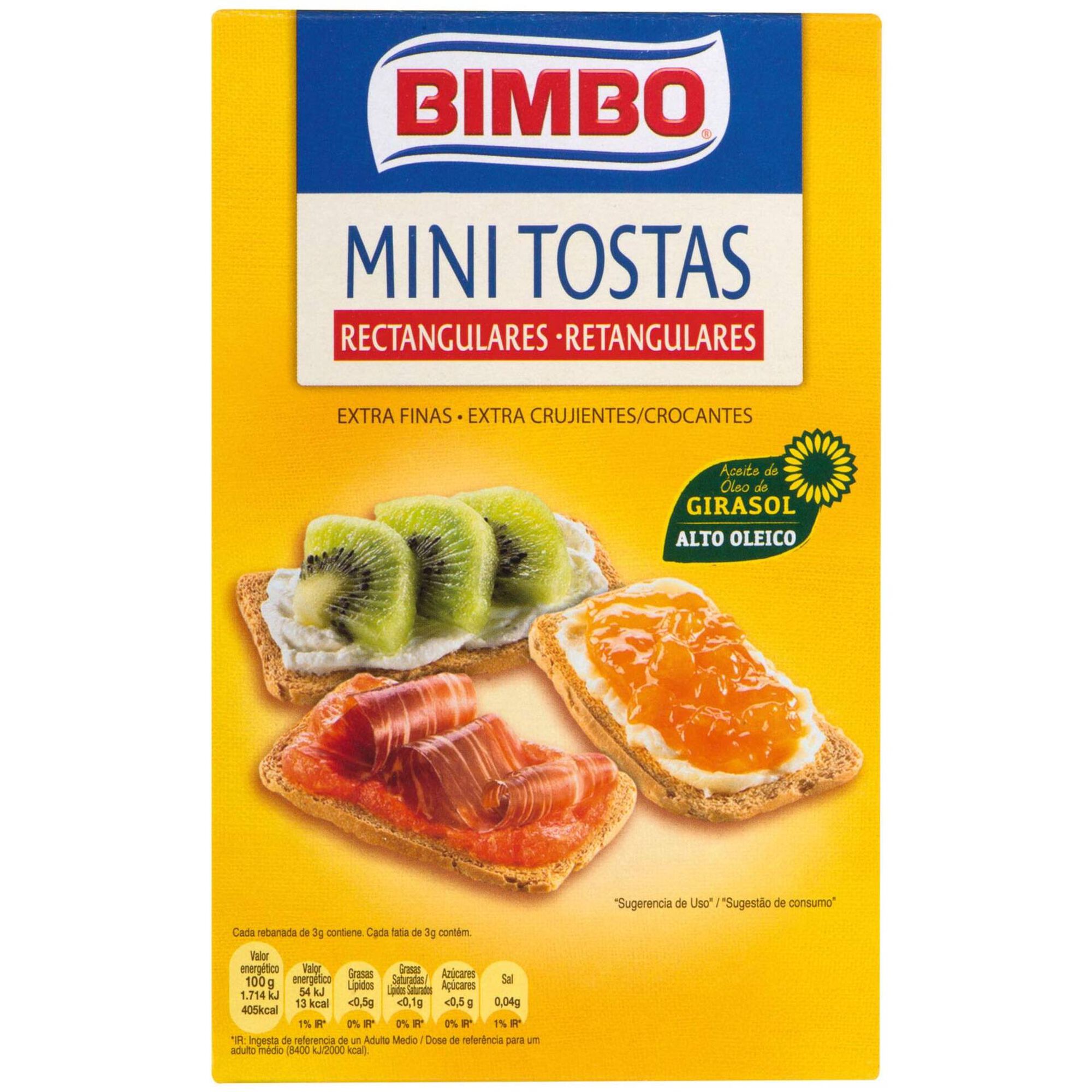 MINI TOSTAS BIMBO NORMAL 100G