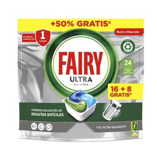 DETERGENTE P/ MÁQUINA LOIÇA FAIRY ULTRA 16+8 PAST