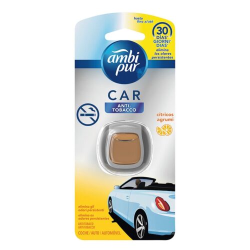 AMBIENTADOR P/ CARRO VENTCLIP ANTI-TABACO AMBIPUR 2ML