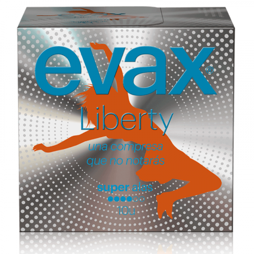 PENSO HIGIÉNICO EVAX LIBERTY SUPER C/ALAS 10UN