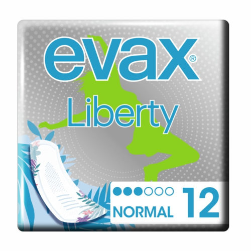 PENSO HIGIÉNICO EVAX LIBERTY NORMAL S/ALAS 12U