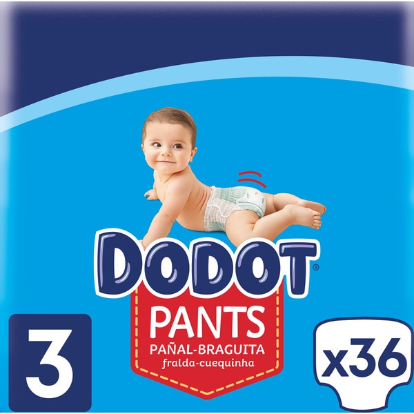 FRALDA DODOT PANTS T3 36UN
