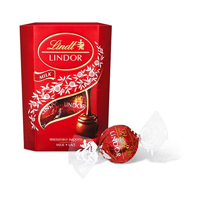 BOMBOM CHOCOLATE LINDOR LEITE 200GR