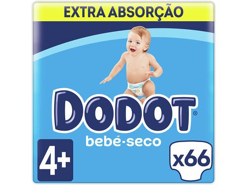 FRALDA DODOT AZUL EXTRA T4+ 10-15KG 62UNI