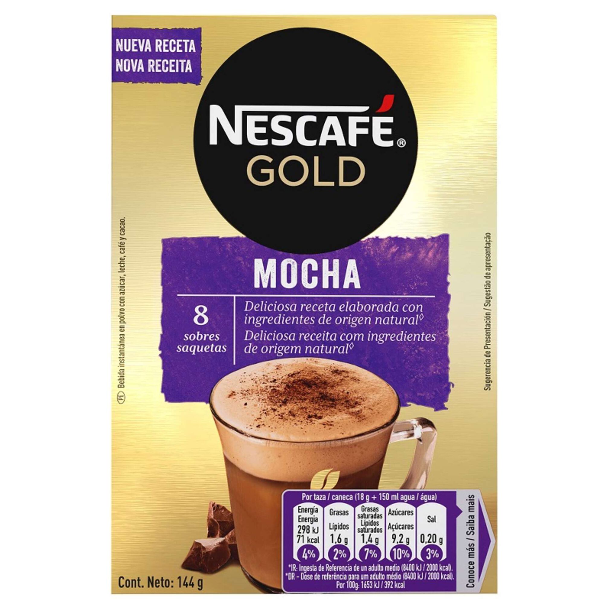 CAPPUCCINO MOCHA NESCAFÉ 8X18GR