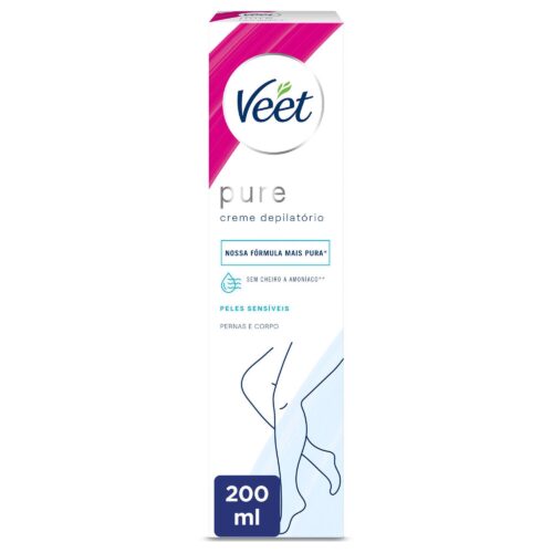 CREME DEPILATÓRIO PELES SENSÍVEIS VEET 200ML