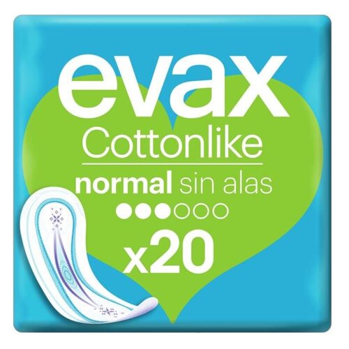PENSO HIGIÉNICO NORMAL EVAX COTTONLIKE 20UN