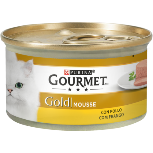 ALIM GATO GOURMET GOLD MOUSSE FRANGO 85GR