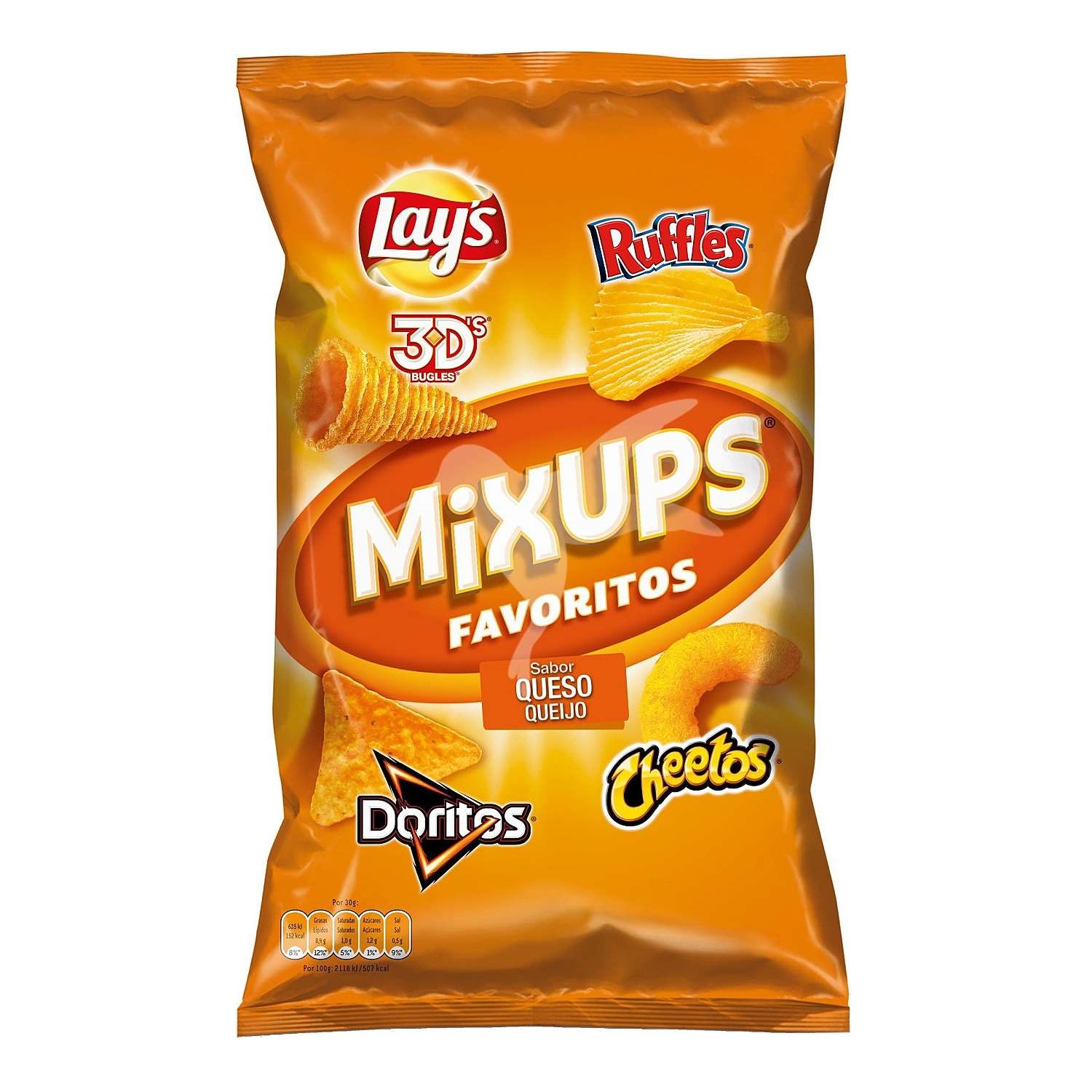 SNACK MIXUPS FAVORITOS 125GR