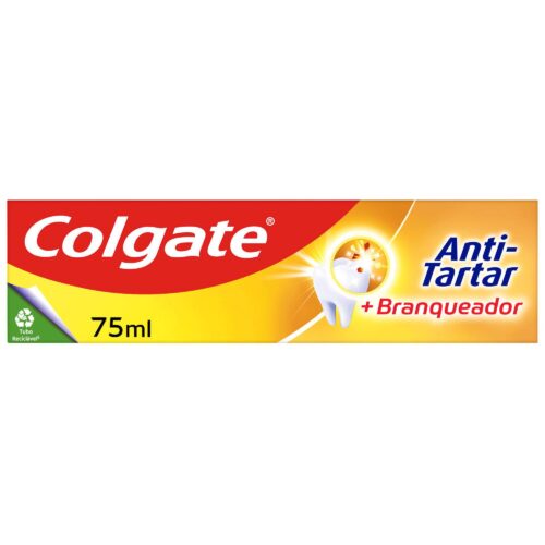 PASTA DE DENTES ANTI TÁRTARO + BRAQUEADOR COLGATE 75ML