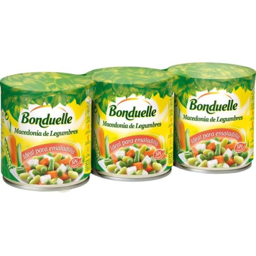 MACEDONIA LEGUMES BONDUELLE 3X200G