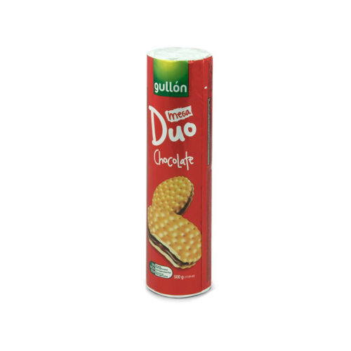 BOL GULLON MEGA DUO REC CHOC 500GR