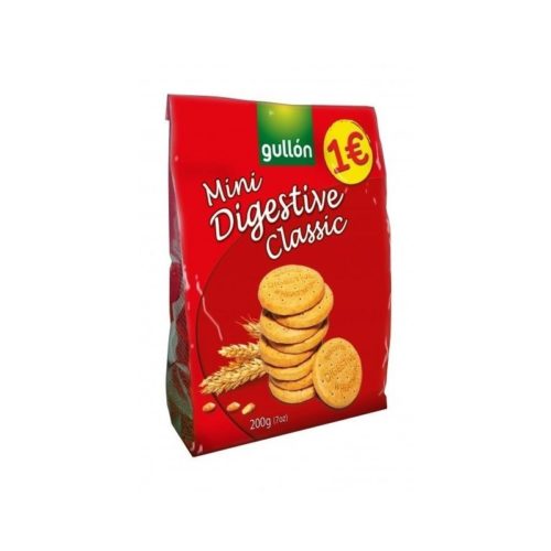 MINI BOLACHAS DIGESTIVA CLASSIC GULLON 200GR