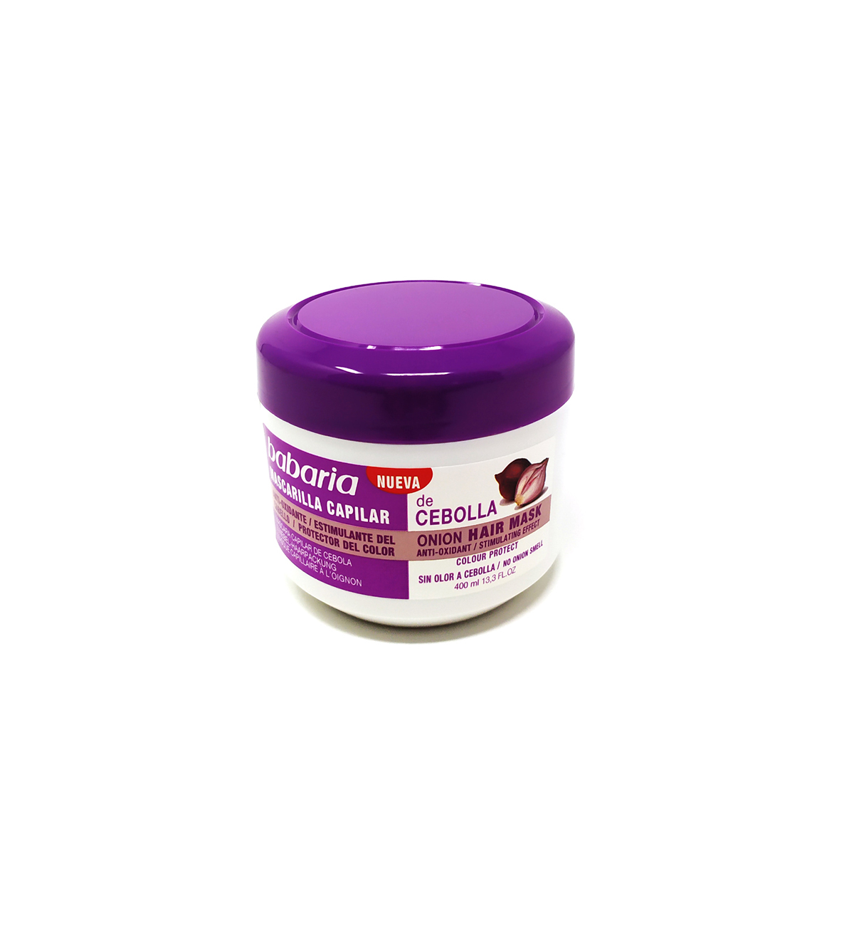 MÁSCARA CABELO BABARIA CEBOLA 400ML
