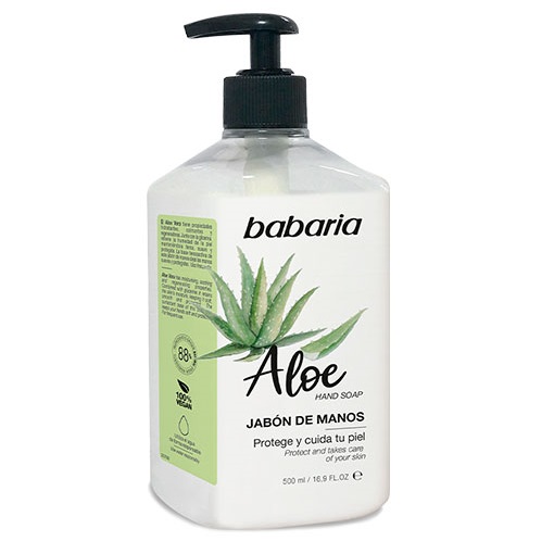 SABONETE LIQUIDO BABARIA ALOE VERA 500ML