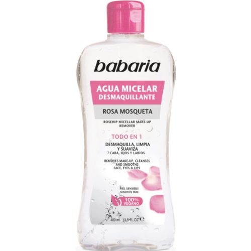 ÁGUA MICELAR ROSA MOSQUETA BABARIA 400ML