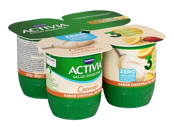 IOG ACTIVIA CREM COCKT FRUT 4X120GR