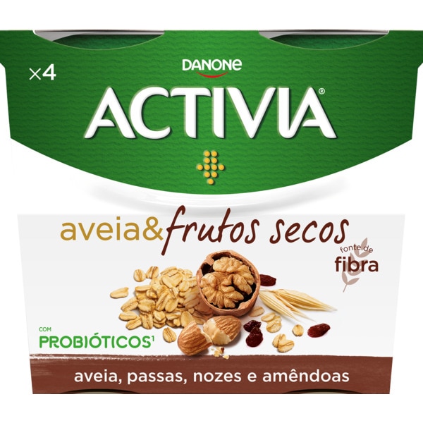 IOG ACTIVIA DANONE FRUTOS SECOS&CEREAIS 4X120G