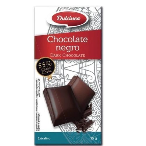 CHOC NEGRO 75GR DULCINEA