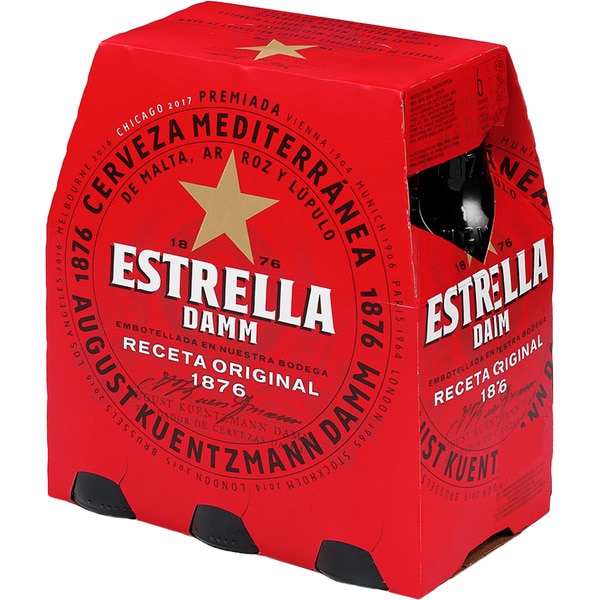 CERVEJA ESTRELLA DAMM ORIG 6X25CL