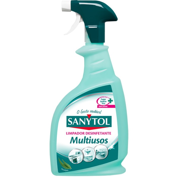 DETERGENTE DESINFETANTE MULTIUSOS EUCALIPTO SANYTOL 750ML