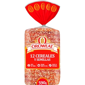 PÃO 12 CEREAIS OROWEAT 550GR