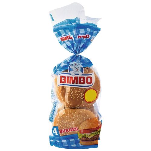 PÃO HAMBURGUER C/SESAMO BIMBO 4X55GR