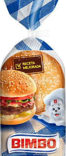 PÃO HAMBURGUER MAXI BIMBO 4UN