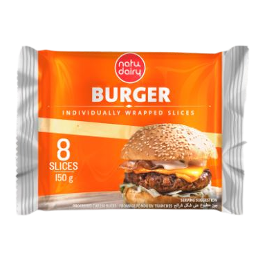 QUEIJO FUNDIDO BURGER 150GR FATIADO NATU DAIRY
