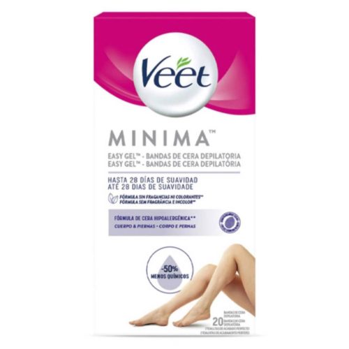 BANDA CERA FRIA VEET CORPO 20 HIPOALERGÉNICAS