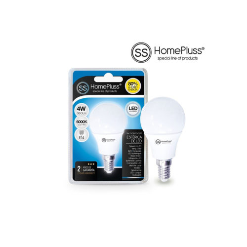 LAMPADA LED HOMEPLUSS ESFERICA 4W E14