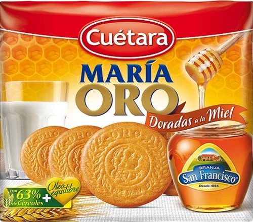 BOLACHA MARIA ORO C/MEL CUETARA 600G