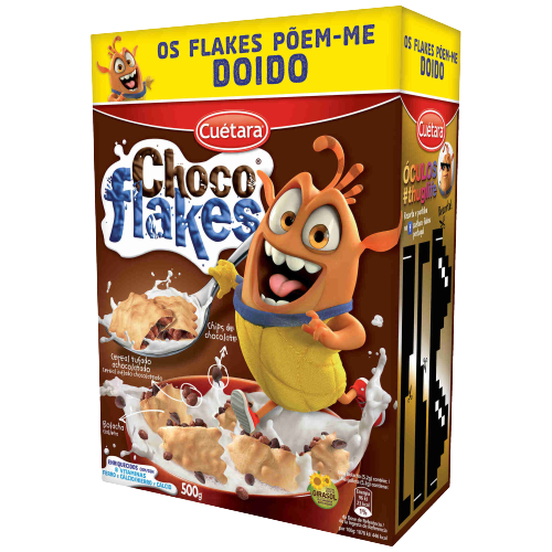 BOLACHA CHOCO FLAKES CUETARA 500GR