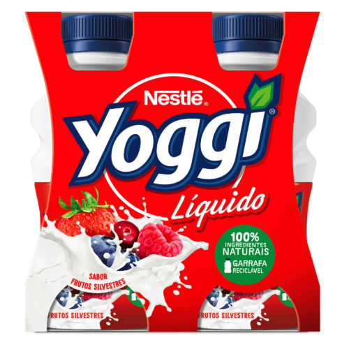 IOGURTE LÍQUIDO YOGGI FRUTOS SILVESTRES 4X160ML