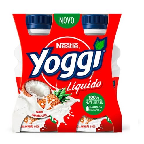 IOGURTE LÍQUIDO ANANÁS/COCO YOGGI 4X160ML