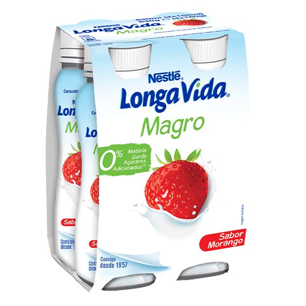 IOG LIQ LV MAGRO MORANGO 4X160G